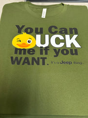 You can duck me if you want. It’s a jeep thing | T SHIRT | HOODIE product image
