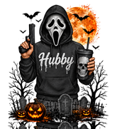 Hubby Scream Cemetery Halloween apparel design