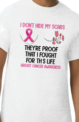 I Don't Hide My Scars Breast Cancer product image