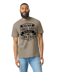 Real men smell like diesel and cow crap T SHIRT product image