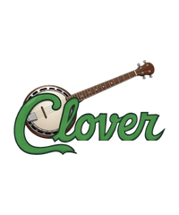Clover Banjo — T-Shirt or Hoodie — logo artwork preview; garment and print included