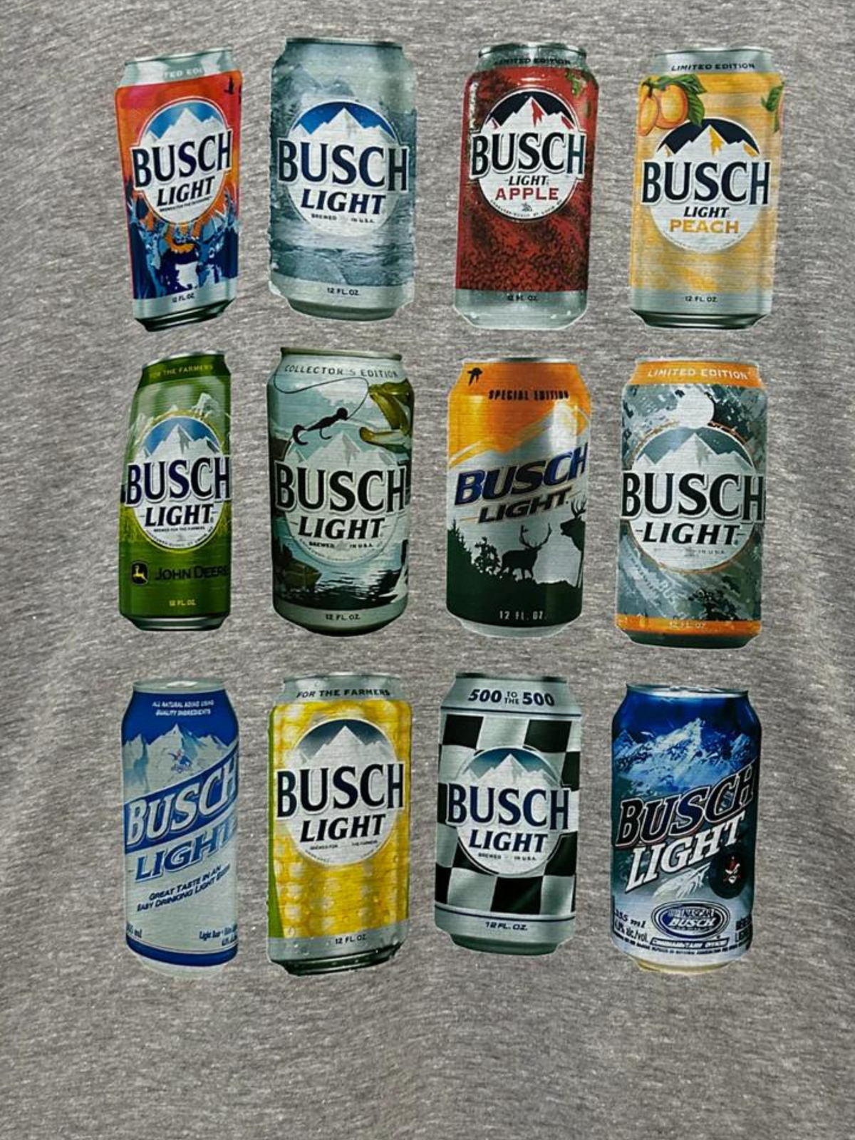 Busch Light and All the Limited Edition Cans T-Shirt