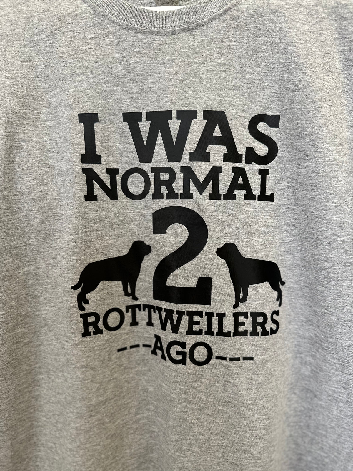 I was normal 2 Rottweilers ago | T SHIRT | HOODIE