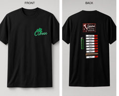Black Clover Salvatore's 2027 shirt, left chest front and printed back
