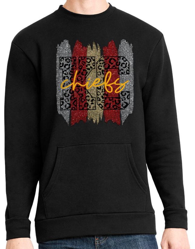 CHIEFS KC GLITTER (Super Bowl) Sweatshirt