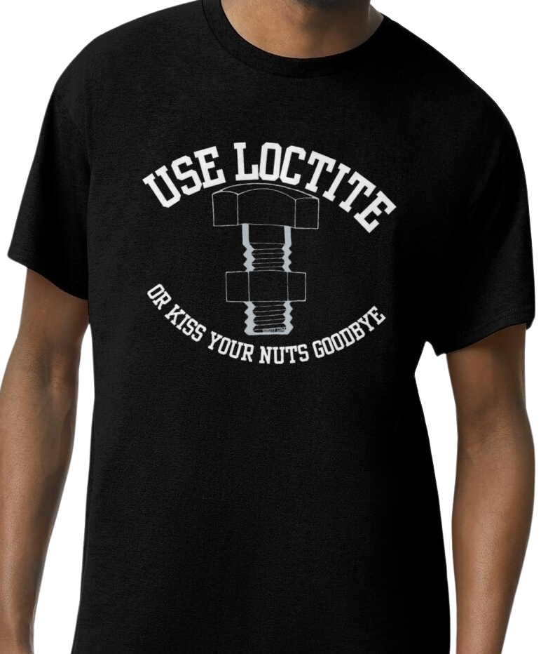 Use Loctite White/silver