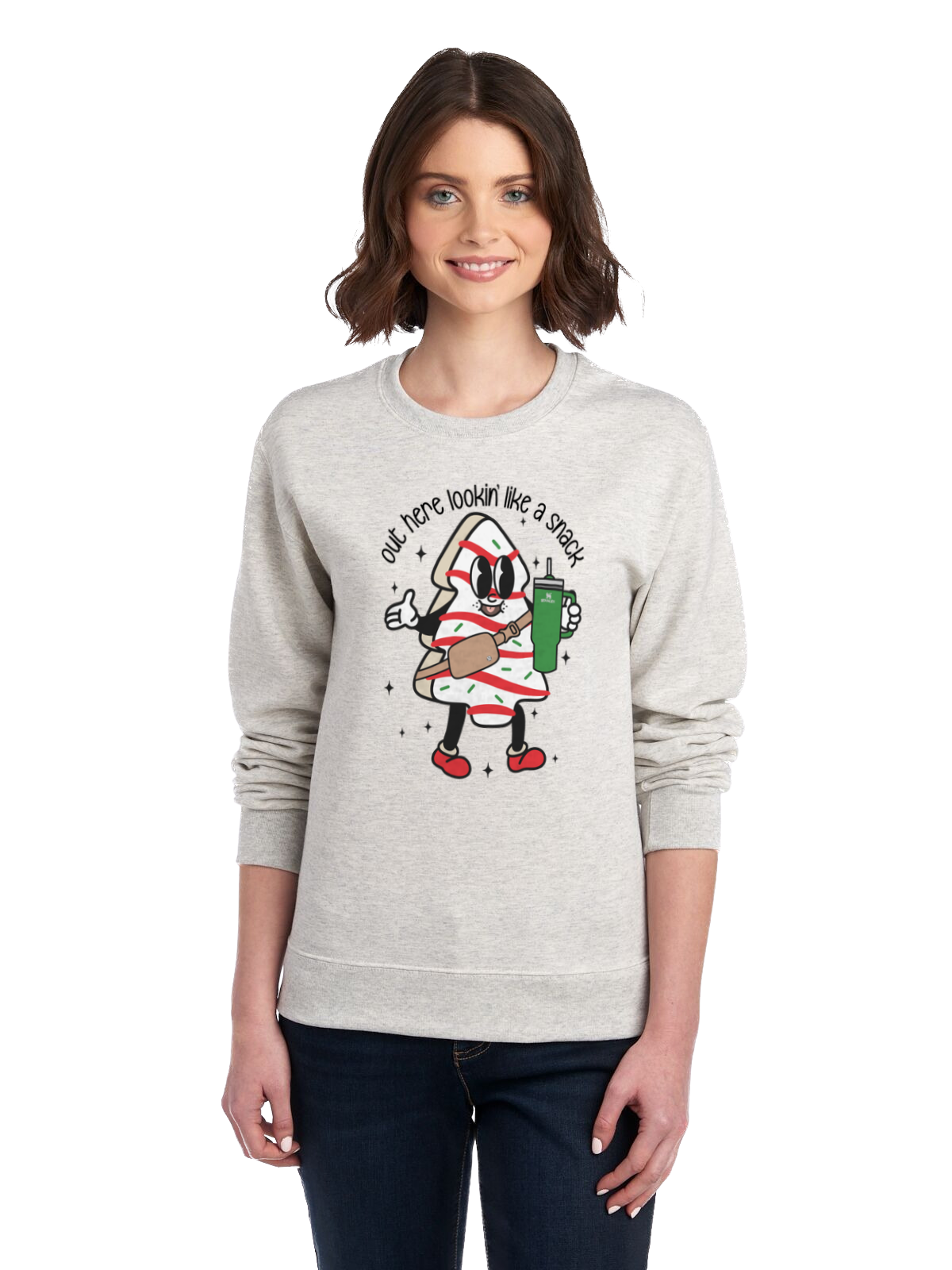 Out here looking like a snack CREWNECK