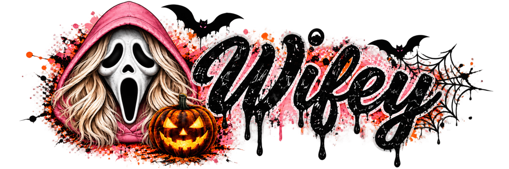Wifey Halloween apparel design