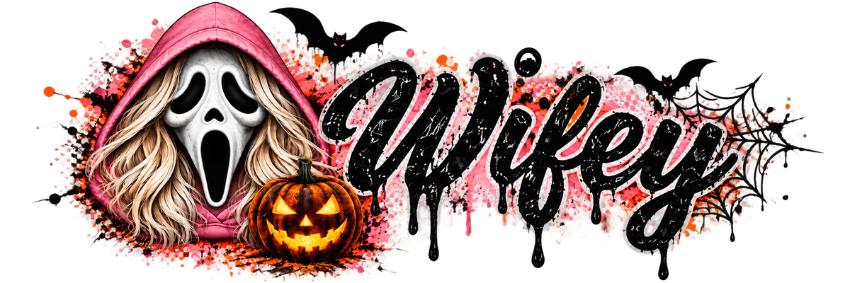 Wifey Halloween apparel design