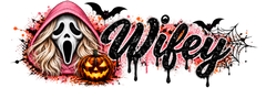 Wifey Halloween apparel design